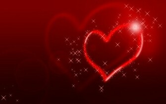 Glittering Heart Wallpaper HD