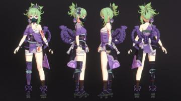 Festivity On Beta Kuki Shinobu Model Showcase