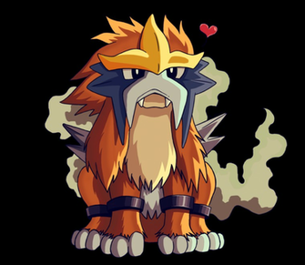 Shiny Entei By Meowmatsu