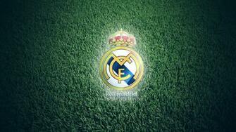 Real Madrid Logo 3d Cool Background Wallpaper HD