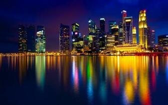 City At Night Wallpaper HD