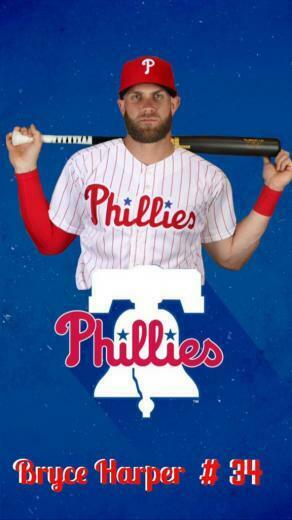 Fixed It Bryce Harper In Phillies Jersey HD Wallpaper