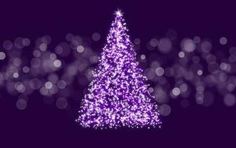 Sparkling Christmas Tree Wallpaper