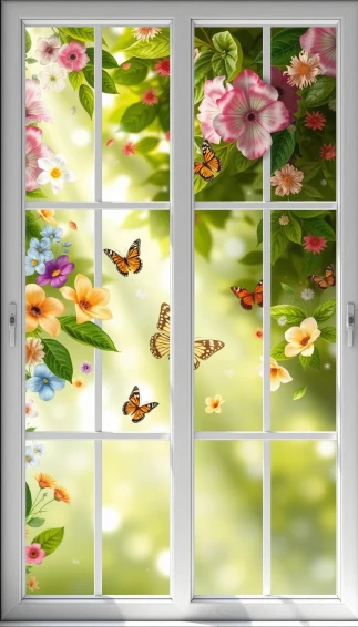 Wallpaper For Glass Windows