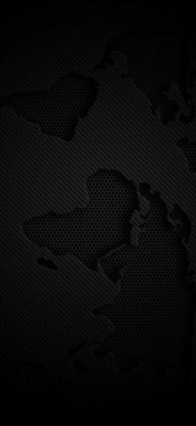 World Map Dark iPhone Wallpaper