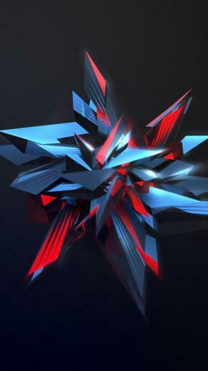 Wallpaper Polygon 4k HD 3d Os