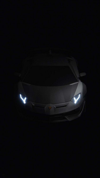 Carbon Fiber Black Lamborghini iPhone Wallpaper HD
