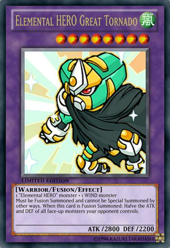 Elemental Hero Absolute Zero Wallpaper Great Tornado