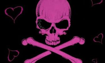 Girly Skull Wallpaper For You Android Phone Featuring