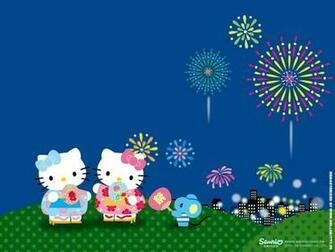 Blue Hello Kitty Wallpaper