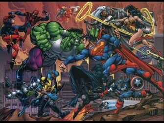 Dc Vs Marvel Comics Wallpaper