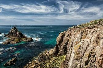 Atlantic Ocean Sky Rocks 4k Wallpaper England 5k