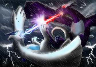 Shadow Lugia Wallpaper By Darkersounds