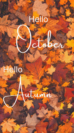 Hello October Wallpaper Autumn
