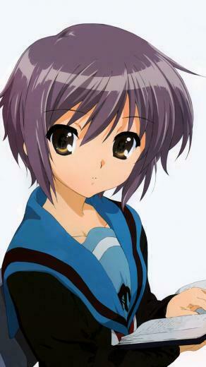 Yuki Nagato Haruhi Suzumiya Mobile Wallpaper