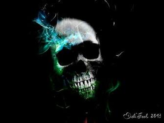 Pin Smoking Skull Wallpaper Dsnj0jpg