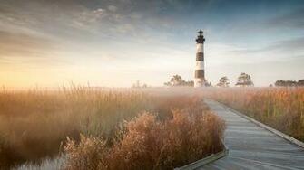 Image Usa Bodie Island North Carolina Nature Lighthouses