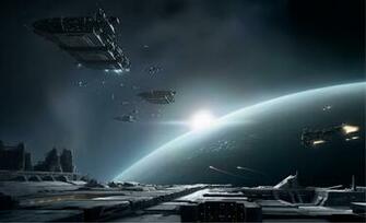 Space Armada At Event Horizon Eve Online Wallpaper