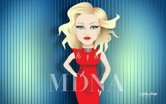 Mdna Cartoon Wallpaper By Ludingirra