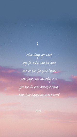 Bts Wallpaper Kim Taehyung Lyrics V Quote