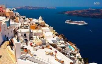 Santorini Wallpaper