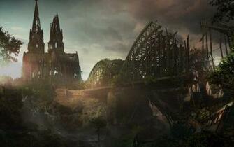Apocalypse Overgrowth Building Desktop Pc And Mac Wallpaper