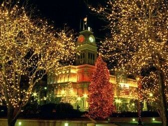 Christmas Scene Wallpaper