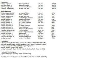 Phila Eagles Schedule