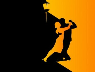 Woman And Man Dance Ppt Template Background