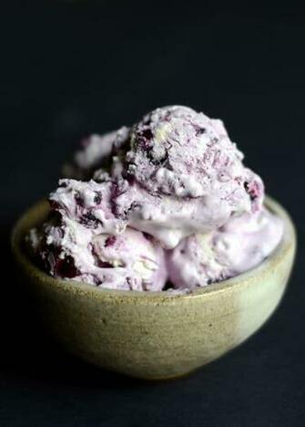 No Churn Blueberry Cheesecake Ice Cream Good Life Eats
