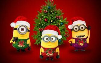 Christmas Minions Widescreen Wallpaper Wide Net