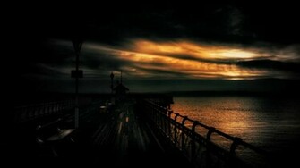 Dark Sunset HD Wallpaper Natures Image