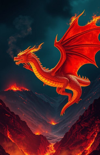 Fire Dragon Wallpaper