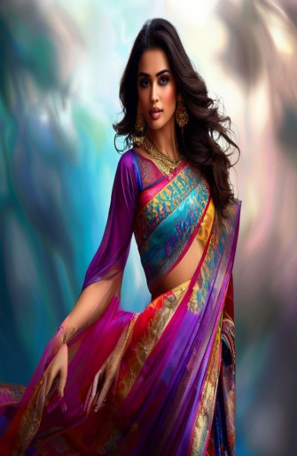 Saree Actress HD Wallpaper 1080p
