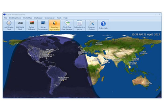 Set World Map As Live Desktop Wallpaper