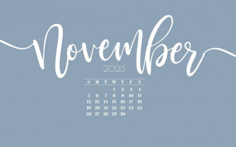 November Desktop Wallpaper Cute Calendar