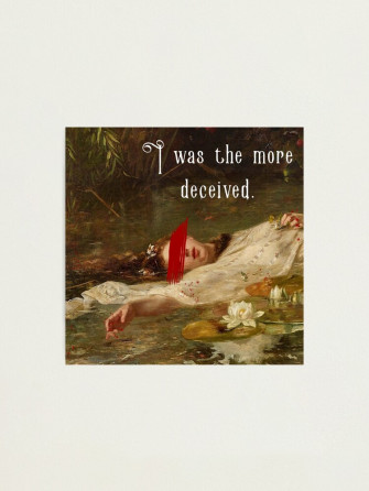 Ophelia Hamlet Quote Photographic Print By Vintagebabes