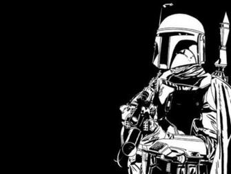 Boba Fett Stencil Wallpaper Cool