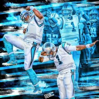 Cam Newton Celebrates By Hitting The Dab After Scoring Rushing Td