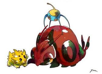 The Power Of Gastrodon Bluekomadori Some Watercolor Bugs And My
