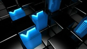 Abstract Wallpaper Blue And Black
