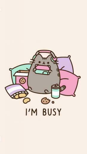 Aysan On Art With Image Pusheen Cute Wallpaper