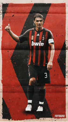 Joeri Footygraphic On Maldini Phone Wallpaper Paolo