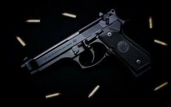 Beretta M9 Pistol Widescreen HD Wallpaper HDwallpaperbackground