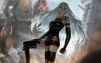 Video Game Nier Automata Yorha Type A No Wallpaper Digital