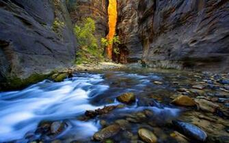 HD Mountain Stream Wallpaper