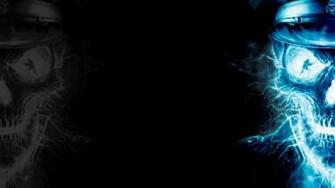 Flame Wallpaper Blue Tvs