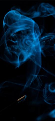 Blue Smoke Wallpaper iPhone