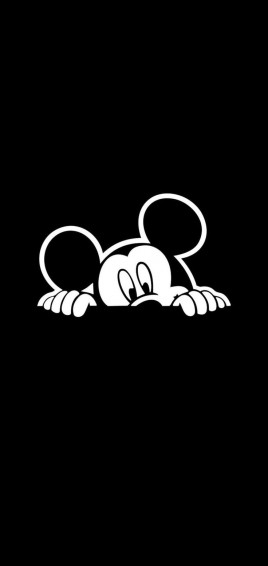 M Abd On Notch Mickey Mouse Wallpaper iPhone Samsung