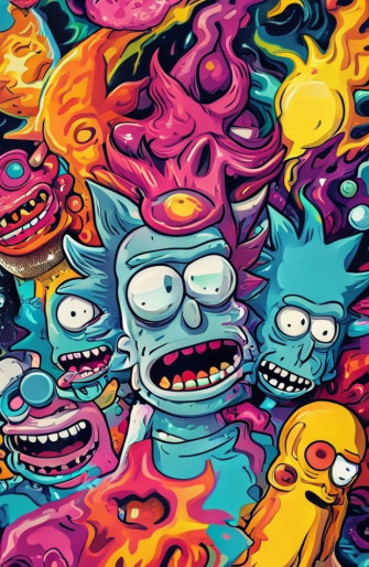 Supreme Rick And Morty Wallpaper